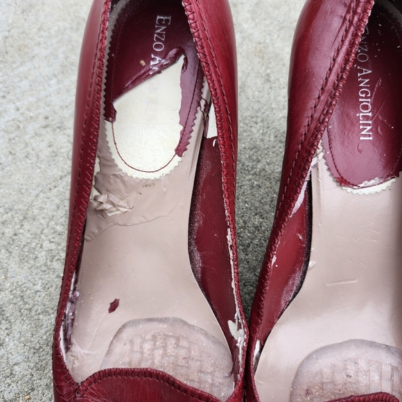 Vintage red bow kitten heels - Picture 3 of 9
